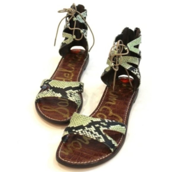 Sam Edelman Gwenna Snake Print Gladiator Sandals - Picture 5 of 5